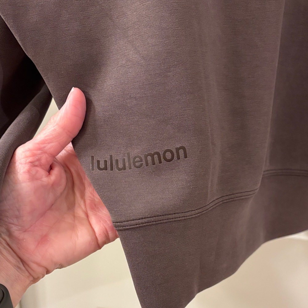Lululemon Athletica Dark Brown Sweatshirt - Picture 2 of 3